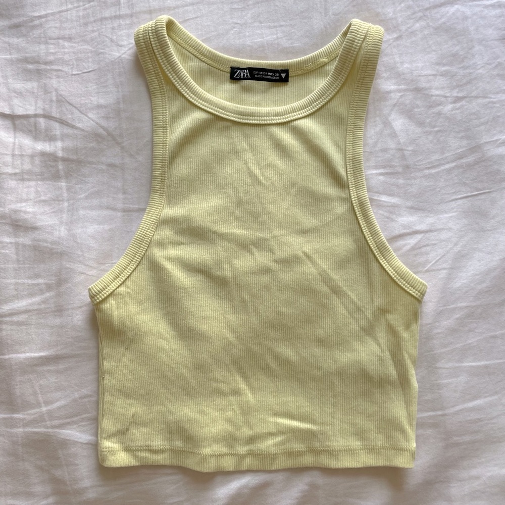 Zara ribbed tank top
